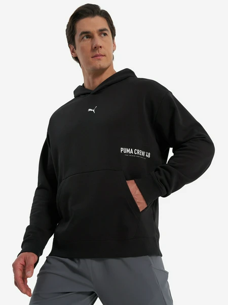 Худи PUMA Graphic French Terry, черный, арт. 527629P0P-01