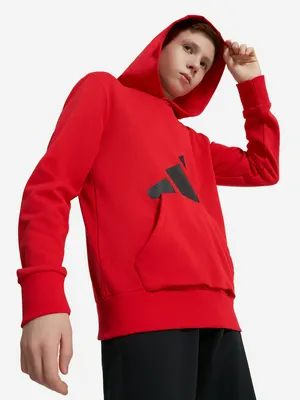 Худи для мальчиков Adidas, красный, арт. JE1389A01