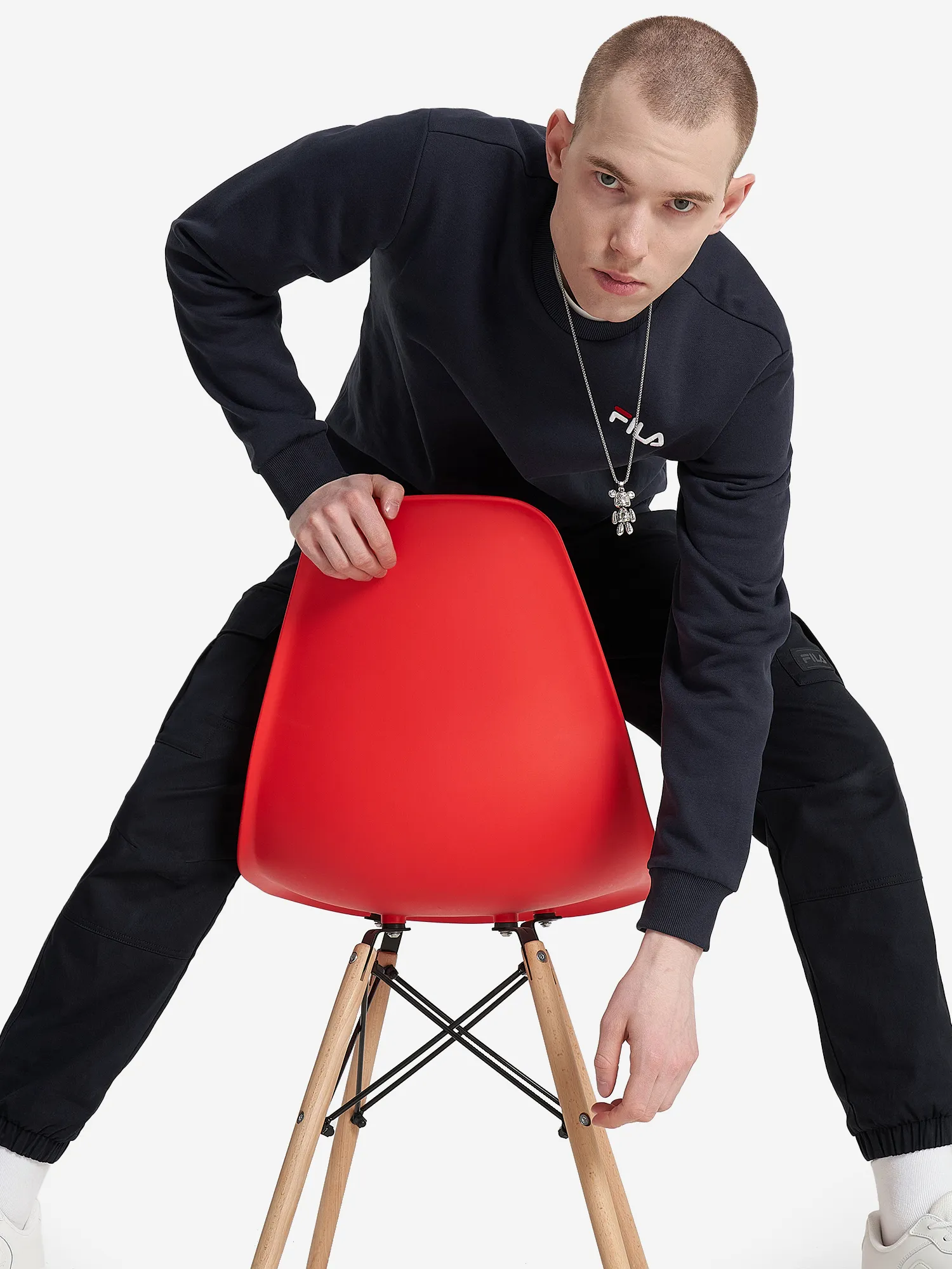 Свитшот FILA Essentials, синий, арт. 130920FLA-Z4