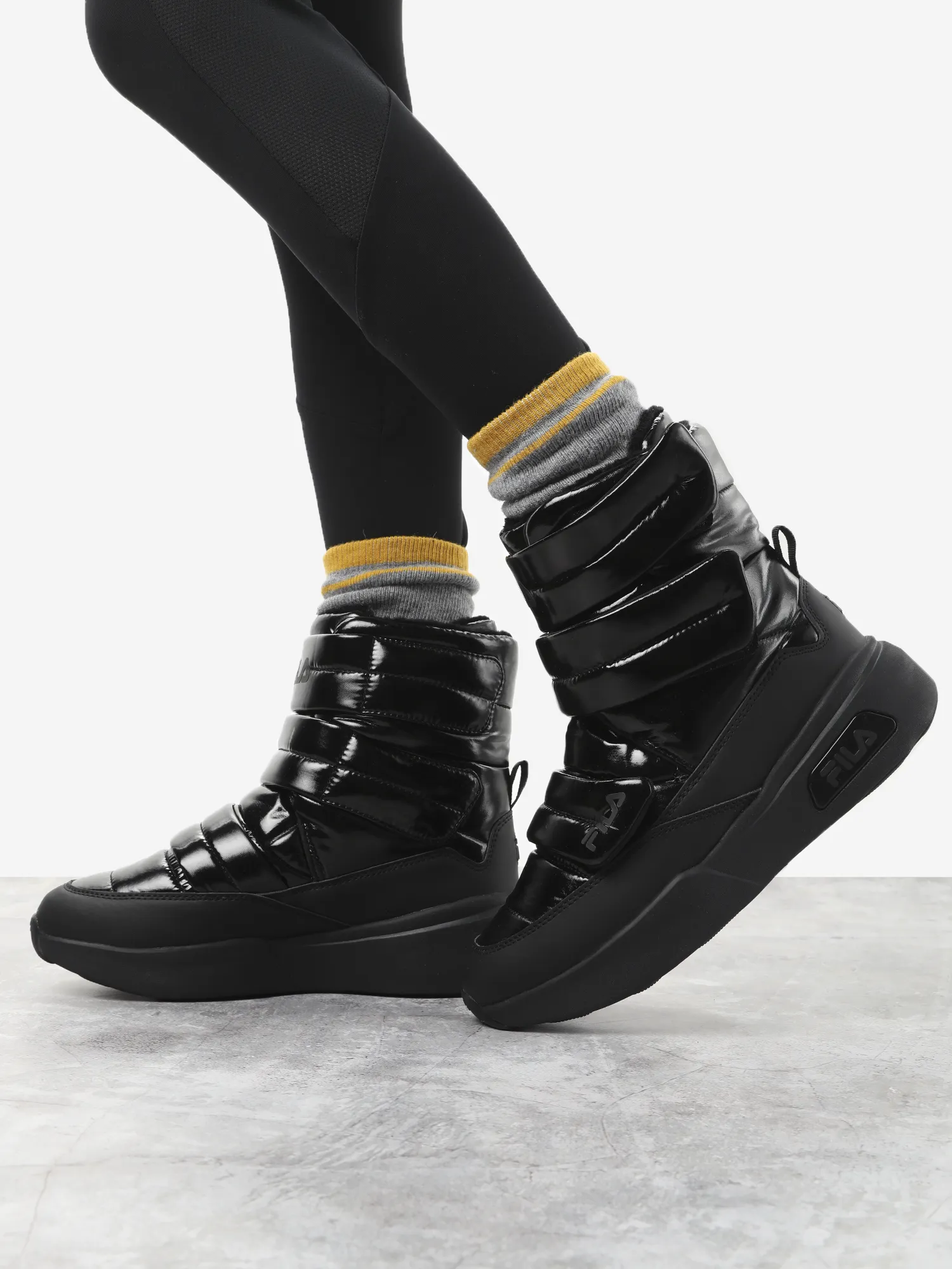 Дутики FILA Cephea Velcro, черный, арт. 123143FLA-99