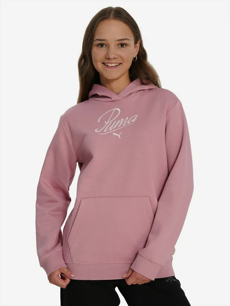Худи для девочек PUMA Script, розовый, арт. 688728P0P-65
