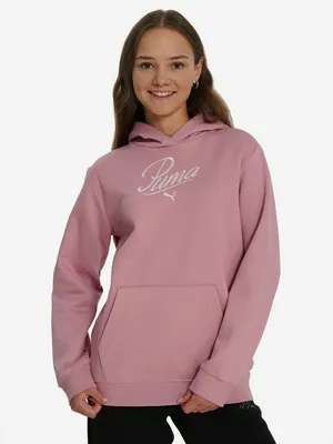 Худи для девочек PUMA Script, розовый, арт. 688728P0P-65