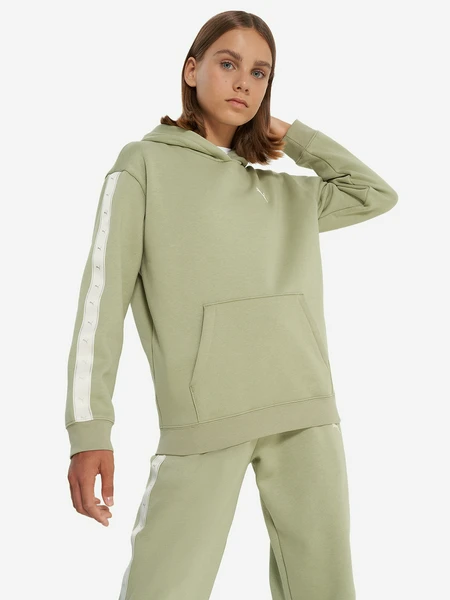 Худи для девочек PUMA Tape Relaxed, зеленый, арт. 688491P0P-82