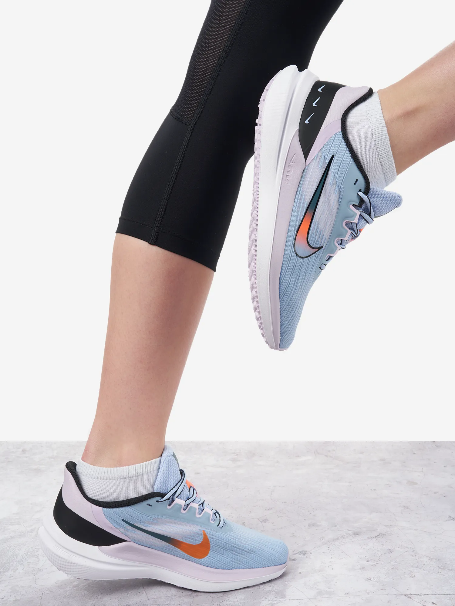 Кроссовки Nike Air Winflo 9, голубой, арт. DD8686N06-500