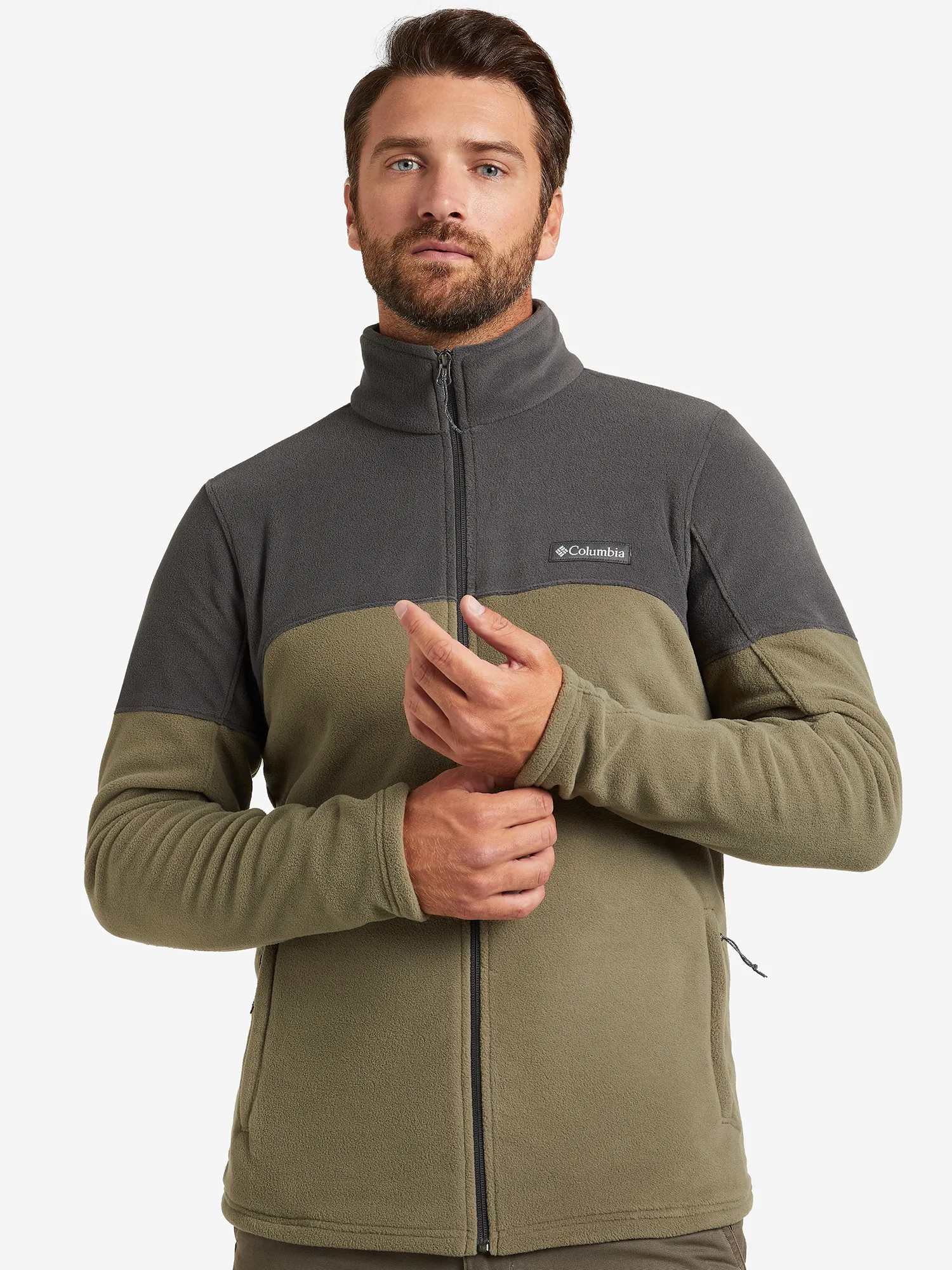 Джемпер флисовый Columbia Basin Trail III Full Zip, зеленый, арт. 1907753CLB-397