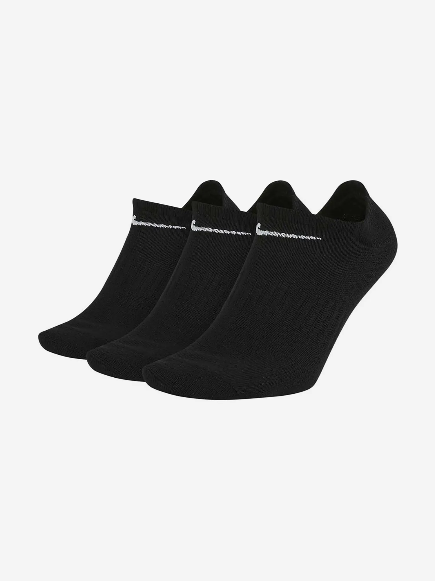 Носки Nike Everyday Lightweight No-Show (3 пары), черный, арт. SX7678N06-010