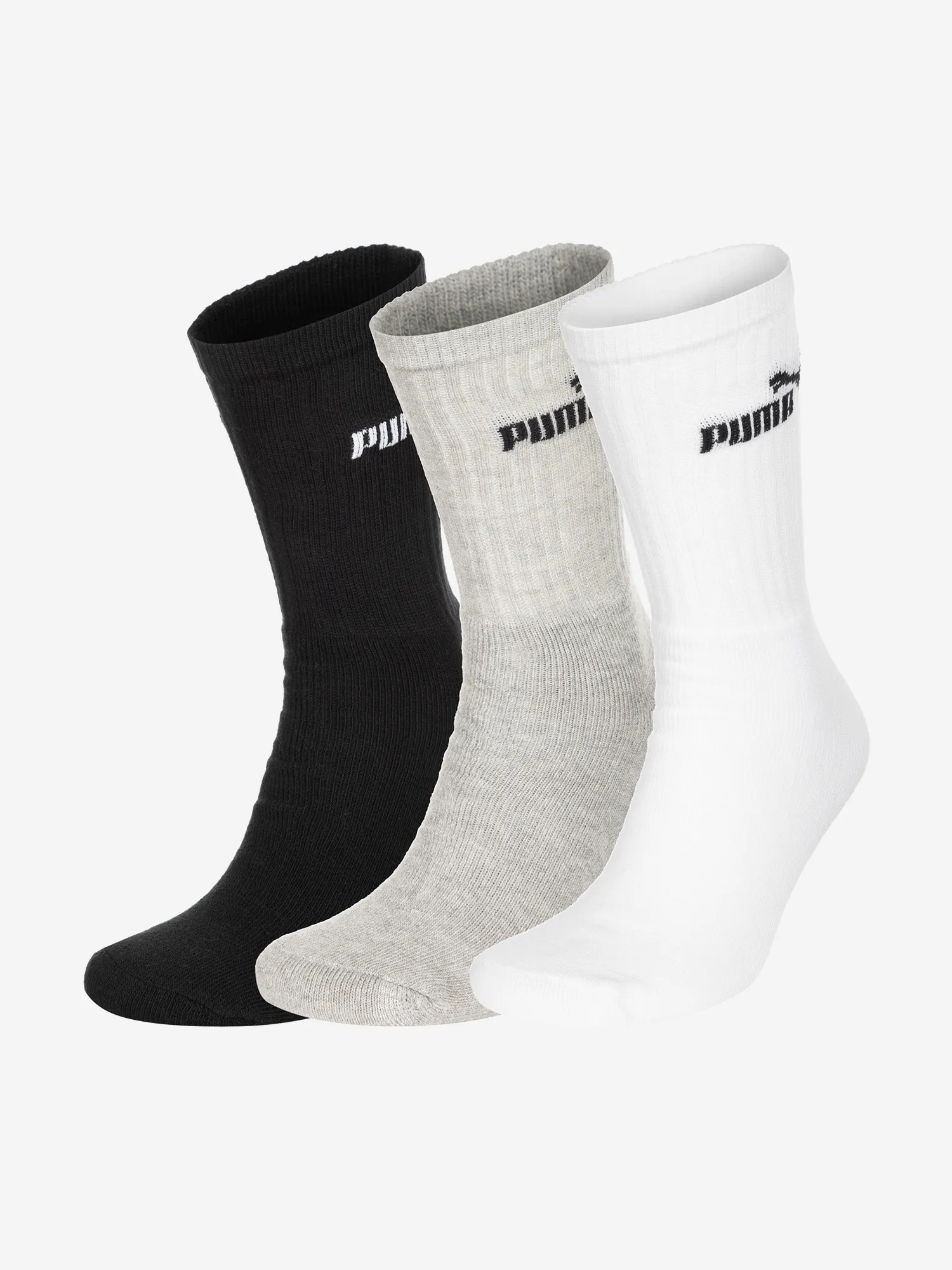 Носки PUMA, 3 пары, белый, арт. 883296P0P-10