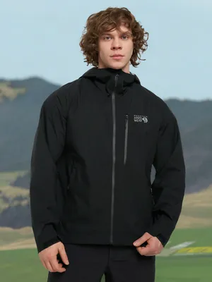 Куртка мембранная Mountain Hardwear Stretch Ozonic Jacket, черный, арт. 2093461MHW-010