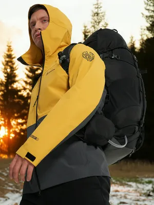 Куртка мембранная мужская Outventure, желтый, арт. 134587OUT-OA