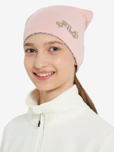 Шапка FILA для девочек, розовый, арт. 136983FLA-KA