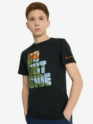 Футболка для мальчиков Outventure, черный, арт. 135038OUT-99