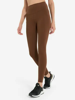 Женские легинсы Li-Ning, коричневый, арт. AULU066-4FL1O