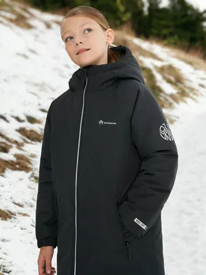 Куртка утепленная для девочек Outventure, черный, арт. 131849OUT-99