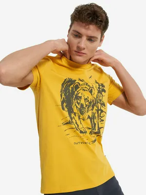 Футболка мужская Outventure, желтый, арт. 134560OUT-62