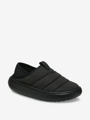 Полуботинки Crocs Classic Puff Moc K, черный, арт. 210589C1G-060