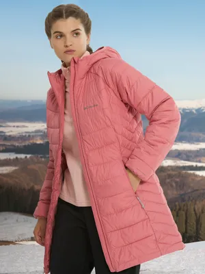Куртка утепленная женская Columbia Powder Lite II Mid Jacket, розовый, арт. 2089371CLB-629