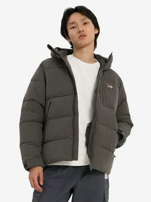 Пуховик мужской FILA, коричневый, арт. 129508FLA-T4