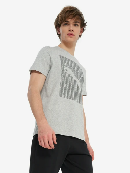 Футболка мужская PUMA Graphics, серый, арт. 684825P0P-04