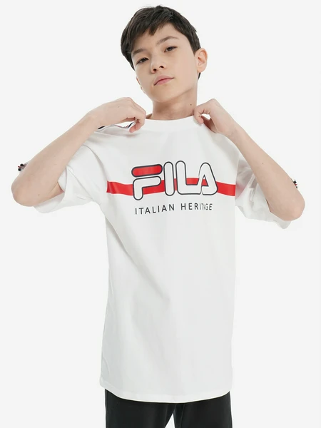 Футболка для мальчиков FILA, белый, арт. 141604FLA-00