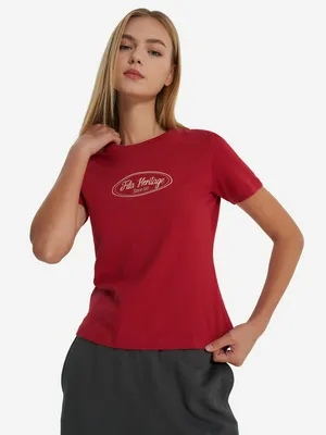 Футболка женская FILA, красный, арт. 140768FLA-R3