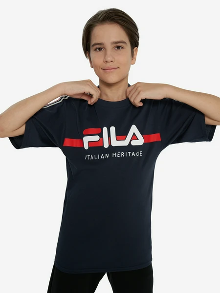 Футболка Fila для мальчиков, синий, арт. 141604FLA-Z4