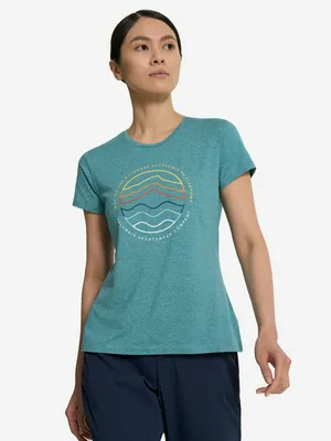 Футболка Columbia Sloan Ridge Graphic Ss Tee, голубой, арт. 2077451CLB-330