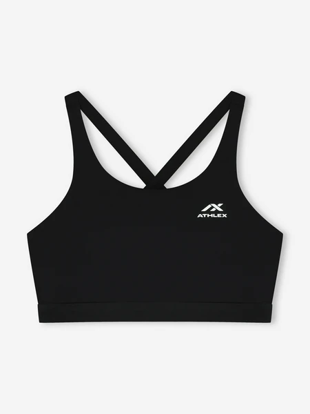 Топ бра спортивный Athlex, черный, арт. 140108A31-99