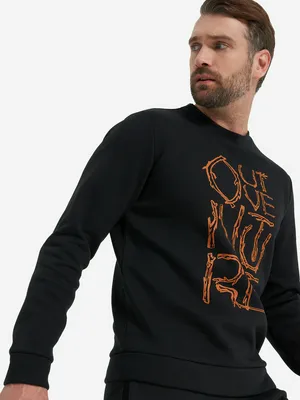Свитшот мужской Outventure, черный, арт. 129783OUT-99