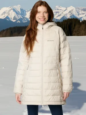 Куртка утепленная женская Columbia Powder Lite II Mid Jacket, бежевый, арт. 2089371CLB-278