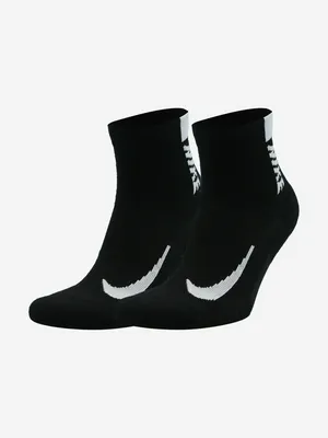 Носки Nike Multiplier (2 пары), черный, арт. SX7556N06-010