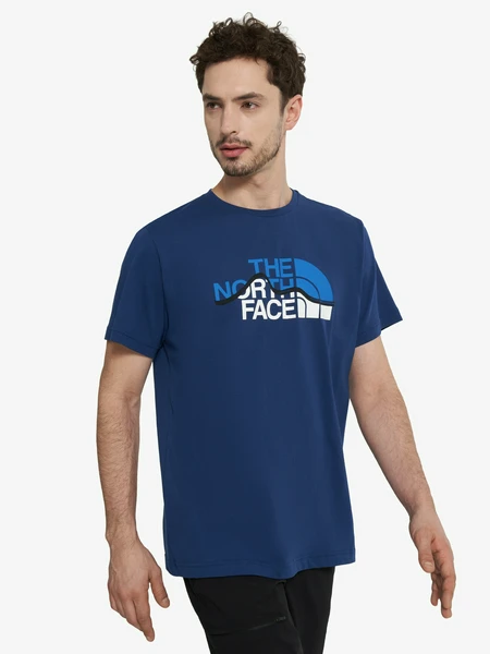 Футболка The North Face Mountain Line, синий, арт. NF0A87NTD1R1T1K
