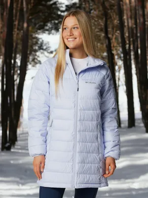 Куртка утепленная Columbia Powder Lite II Mid Jacket, голубой, арт. 2089371CLB-581