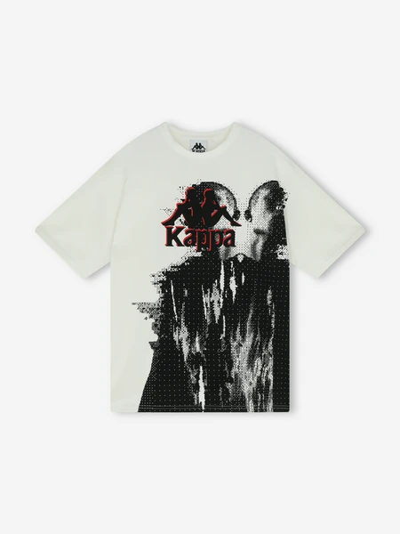 Футболка Kappa оверсайз, бежевый, арт. 142298KAP-01