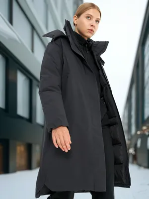 Пальто пуховое женское Jack Wolfskin Luisenplatz, серый, арт. 1116121J01-6350