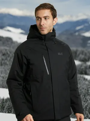 Куртка утепленная Jack Wolfskin Troposphere, черный, арт. 1115321J01-6000