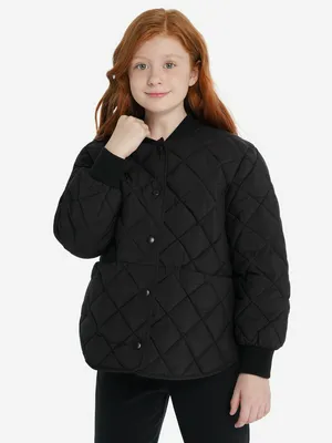 Куртка утепленная GSD для девочек, черный, арт. JGAS25121-2G17-BLK