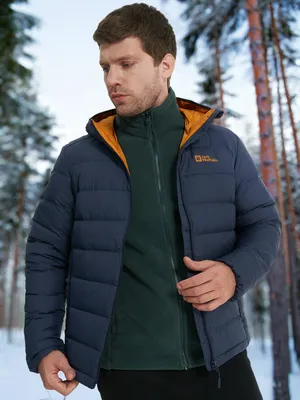 Пуховик Jack Wolfskin Ather, синий, арт. 1207671J01-C0412
