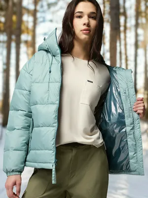 Куртка утепленная Columbia Pike Lake III Hooded Jacket, голубой, арт. 2133561CLB-461