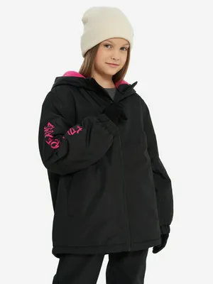 Куртка утепленная GSD для девочек, черный, арт. JGAS25121-20PGG17-BLK