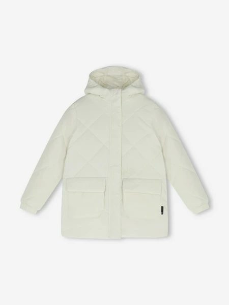 Куртка утепленная для девочек Outventure, бежевый, арт. 142492OUT-01