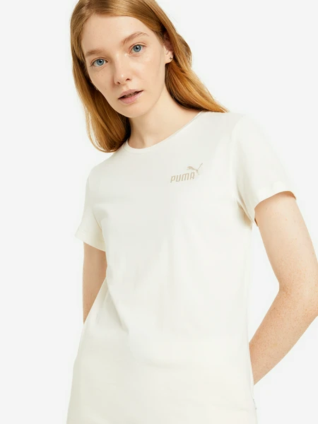 Футболка Puma ESS+ Embroidery, бежевый, арт. 848331P0P-99