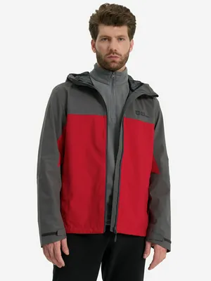 Куртка мембранная Jack Wolfskin Weiltal, красный, арт. 1115892J01-2607