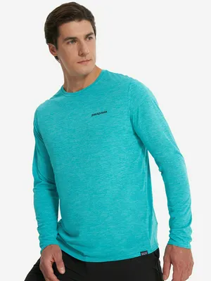 Лонгслив Patagonia Cool Daily Graphic, голубой, арт. 45170P3A-FSLX