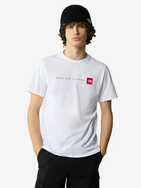 Футболка The North Face Never Stop Exploring, белый, арт. NF0A87NSFN41T1K
