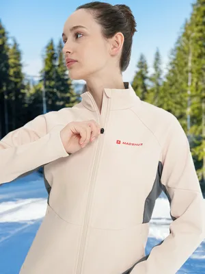 Женская куртка Madshus для беговых лыж, бежевый, арт. 131356M01-CA