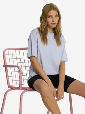 Футболка Puma Essentials+ Relaxed, голубой, арт. 684971P0P-47