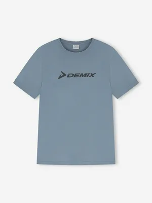 Футболка Demix оверсайз Basic, синий, арт. 119628DMX-Z1