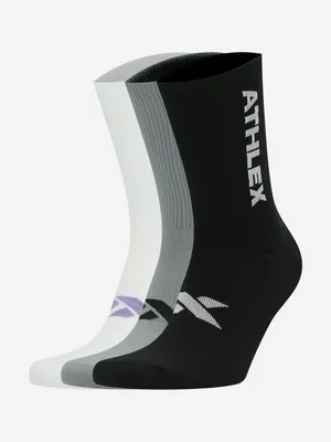 Носки Athlex 3 пары, черный, арт. 141149A31-BW