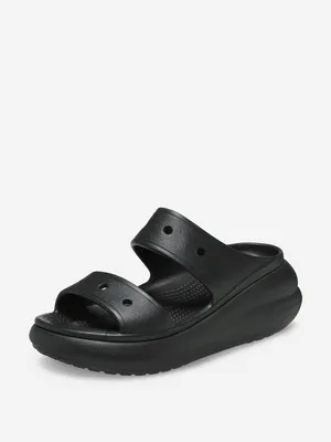 Шлепанцы Crocs Classic Crush Sandal, черный, арт. 207670C1G-001