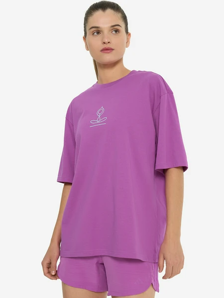 Футболка женская Adidas, фиолетовый, арт. IW0130A01